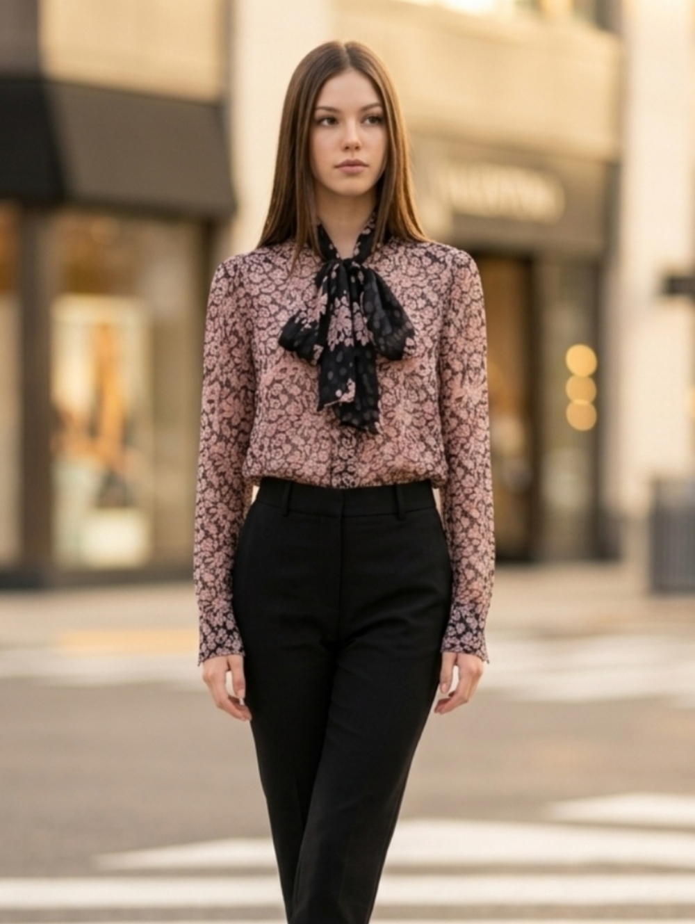 Red Valentino Floral Blouse US 6